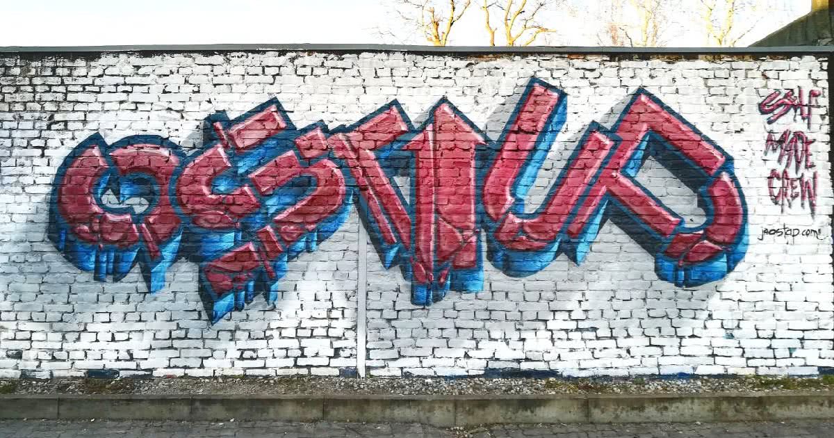 OstUp graffiti wallart