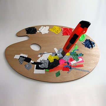 Farbpalette-Tape-Kuenstler-Farben-Installation-Ostap-2012-Vorschaubild