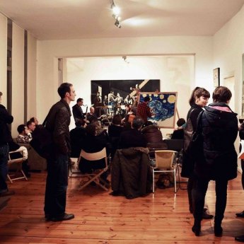 Tape-Art „Sternennacht“ Live Performance