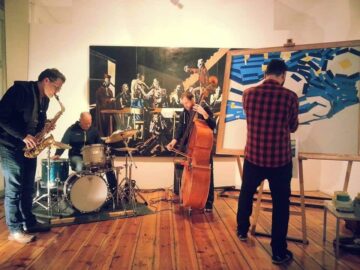 Tape-Art „Sternennacht“ Making of