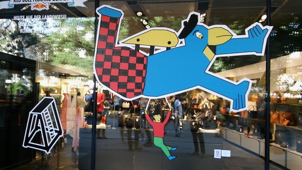 Bild 3- Selfmade Crew Tape Art für Red Bull Flugtag Zürich 2016