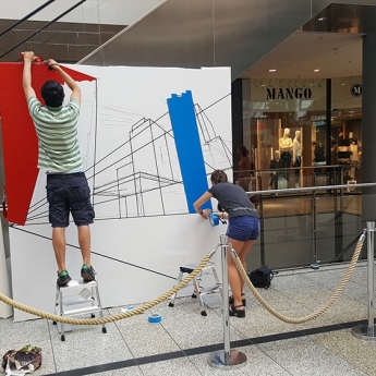 Bild 3- Berlin Skyline- live taping-street art festival-selfmadecrew 2016