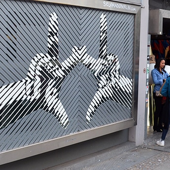 Tape-Graffiti-Op Art- The Haus Berlin