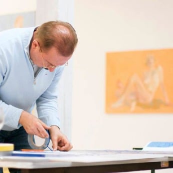 Kleben wie die Profis- Gemeinsames Kunstschaffen