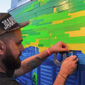 Tape Art Live Show für Stadt und Land- Vorschaubild