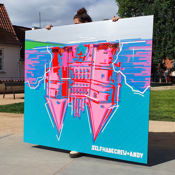 Live-Painting-Show-Projekt für das Hanseatische Museum— Vorschaubild